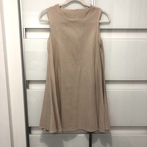 Linen look Fit Flare dress